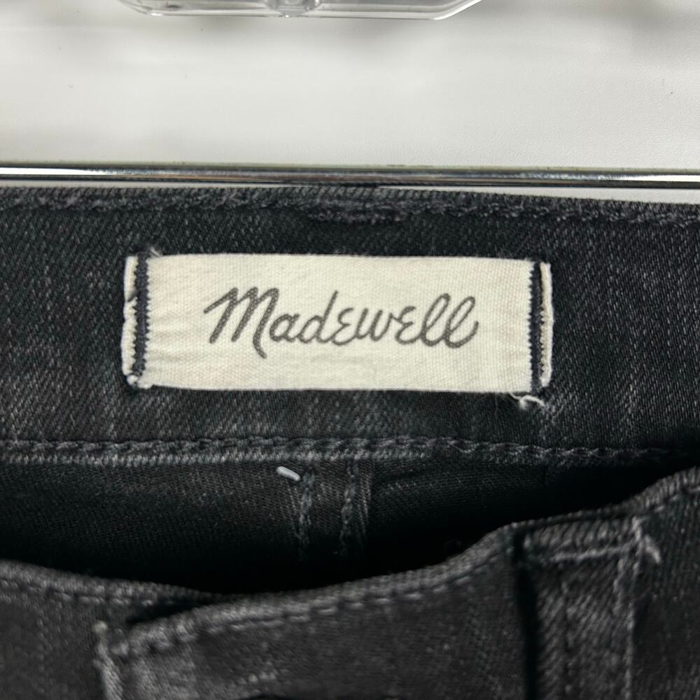 Madewell Roadtripper Jeans Black Ankle Skinny Lightweight Stretch Womens Size 27 - Picture 6 of 12